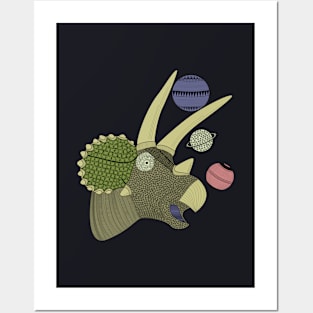 Playful Dinosaur Posters and Art